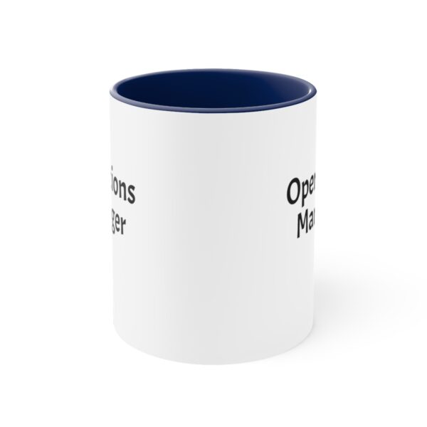 Operations Manager  Accent Coffee Mug, 11oz - Image 2
