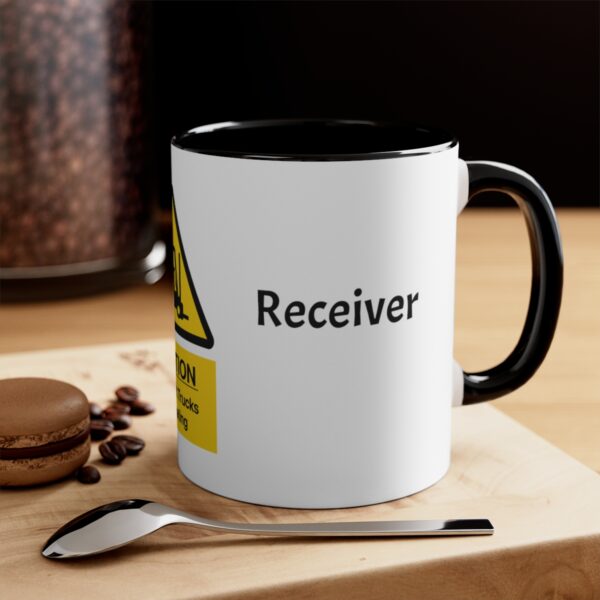 Receiver  & Forklift Icon Accent Coffee Mug, 11oz - Image 8