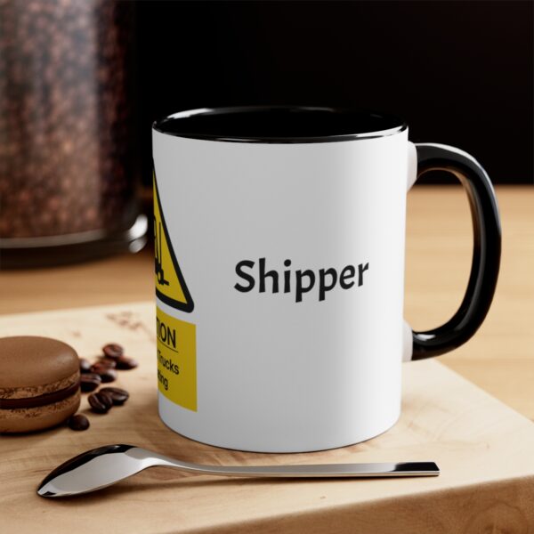 Shipper  & Forklift Icon Accent Coffee Mug, 11oz - Image 4