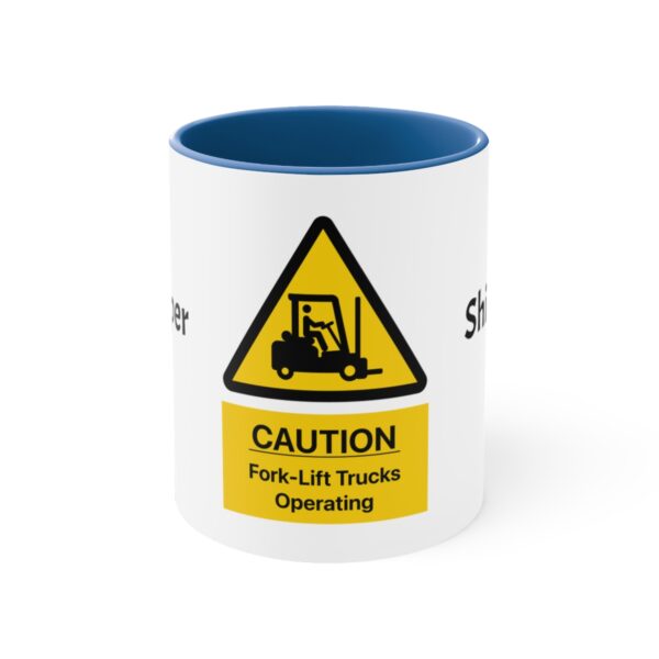 Shipper  & Forklift Icon Accent Coffee Mug, 11oz - Image 5