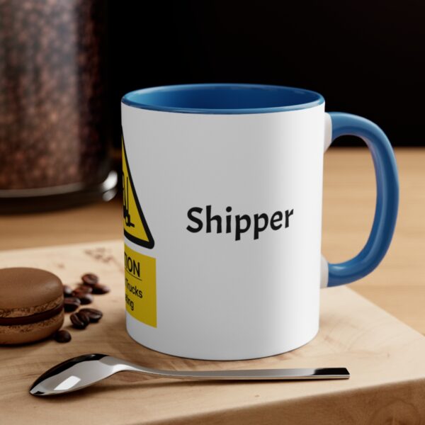 Shipper  & Forklift Icon Accent Coffee Mug, 11oz - Image 8