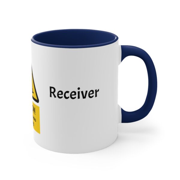 Receiver  & Forklift Icon Accent Coffee Mug, 11oz - Image 4