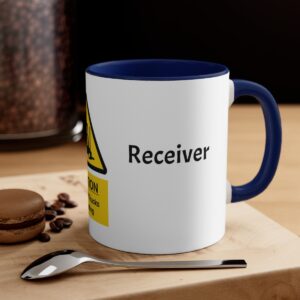 Receiver  & Forklift Icon Accent Coffee Mug, 11oz