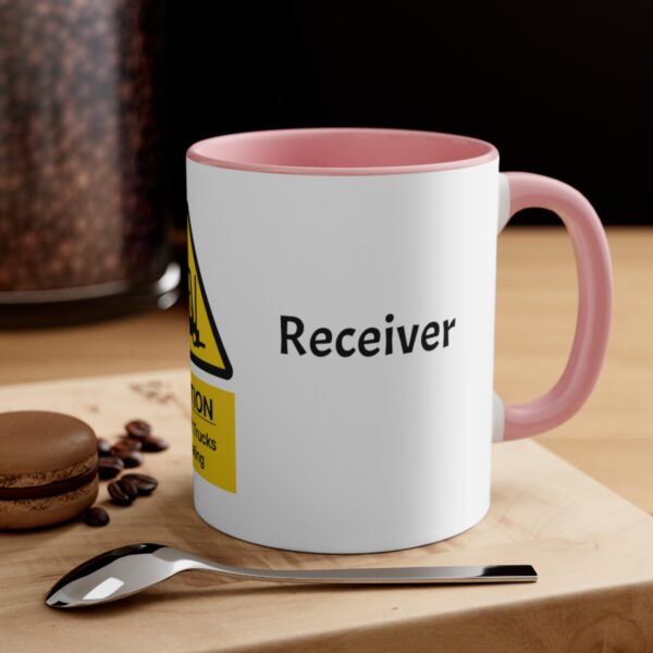 Receiver  & Forklift Icon Accent Coffee Mug, 11oz - Image 16