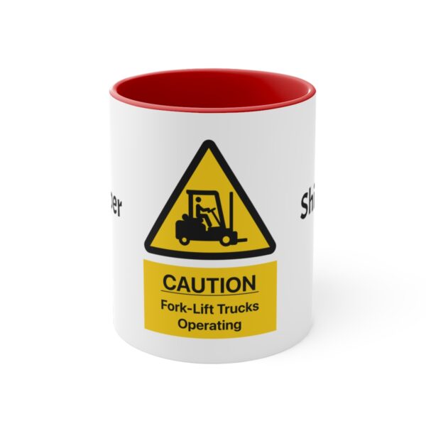 Shipper  & Forklift Icon Accent Coffee Mug, 11oz - Image 17