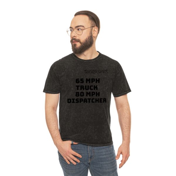 Trucker Shirts Mineral Wash T-Shirt 80 MPH Dispatcher - Driver Series - Image 7