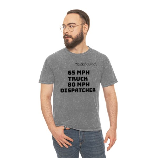 Trucker Shirts Mineral Wash T-Shirt 80 MPH Dispatcher - Driver Series