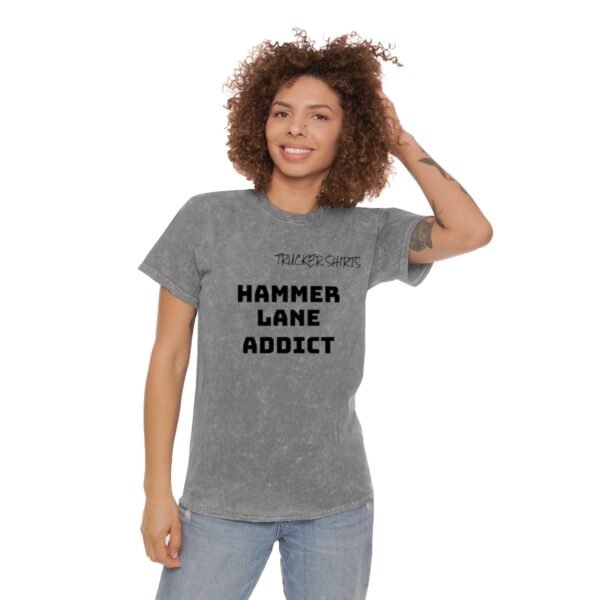 Trucker Shirts Mineral Wash T-Shirt Hammer Lane Addict - Driver Series - Image 4
