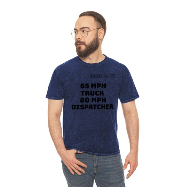 Trucker Shirts Mineral Wash T-Shirt 80 MPH Dispatcher - Driver Series - Image 11