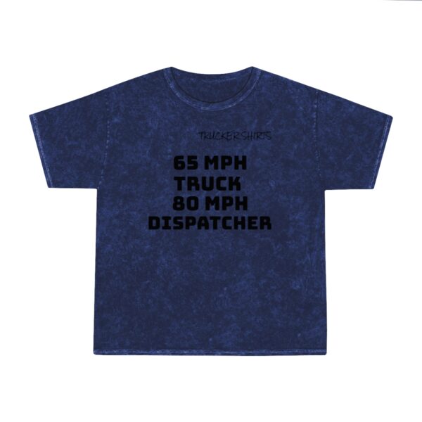 Trucker Shirts Mineral Wash T-Shirt 80 MPH Dispatcher - Driver Series - Image 9