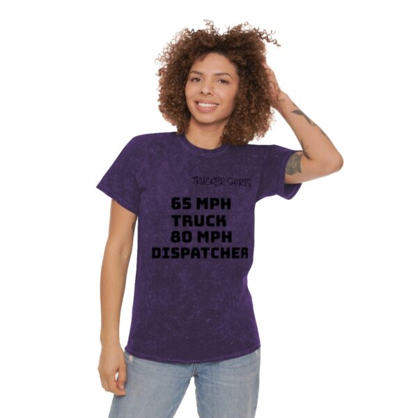 Trucker Shirts Mineral Wash T-Shirt 80 MPH Dispatcher - Driver Series - Image 16